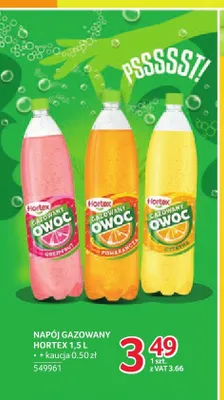 Napój gazowany Owoc Pomarańcza Hortex promocja w Selgros