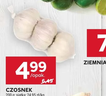 Czosnek promocja w Stokrotka