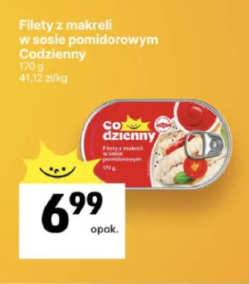 Filety z makreli w sosie pomidorowym Codzienny promocja w Delikatesy Centrum