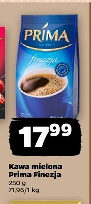Kawa mielona Prima Finezja promocja w Netto