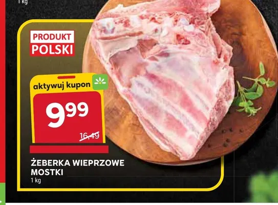 Żeberka wieprzowe mostki promocja w Stokrotka