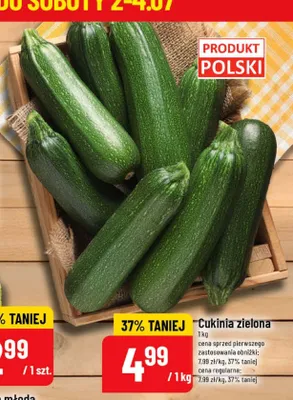 Cukinia zielona polska promocja w POLOmarket