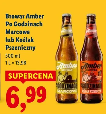 Piwo Koźlak Pszeniczny promocja w Lidl