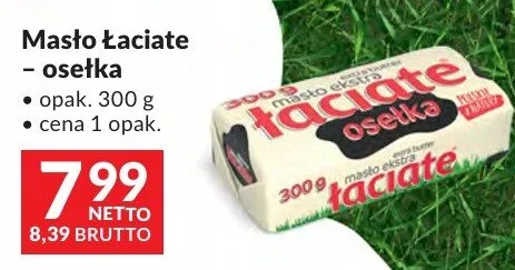 Masło Łaciate - osełka promocja w Makro