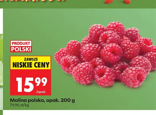Malina polska promocja w Biedronka