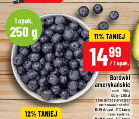 Borówki amerykańskie promocja w POLOmarket