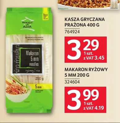 Makaron ryżowy 5 mm House of Asia promocja w Selgros