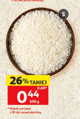 Ryż biały długoziarnisty promocja w Auchan