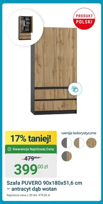Szafa PUVERO promocja w ERLI