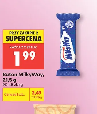 Baton MilkyWay promocja w Biedronka