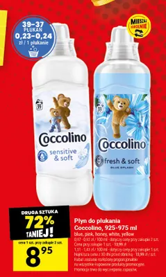 Płyn do płukania Coccolino Honey promocja w Twój Market