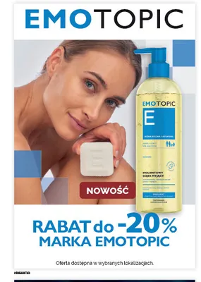 Kostka myjąca Emotopic promocja w Ziko Dermo