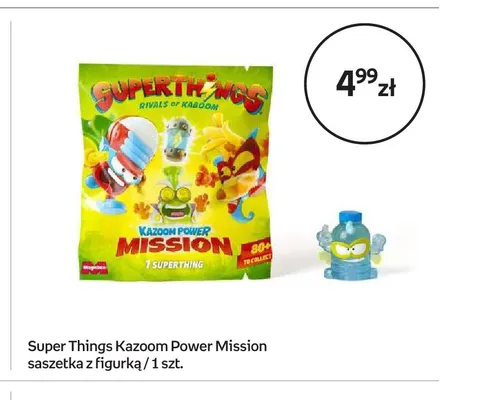 Saszetka z figurką Super Things Kazoom Power Mission promocja w Empik