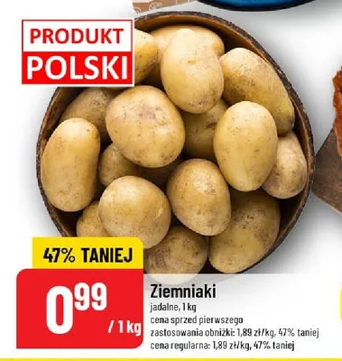Ziemniaki jadalne promocja w POLOmarket