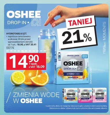 Hydrotabs Oshee Drop In promocja w Selgros