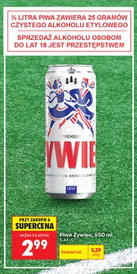 Piwo Żywiec promocja w Biedronka