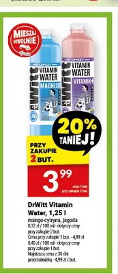 Napój DrWitt Vitamin Water Vitamin+ promocja w Twój Market