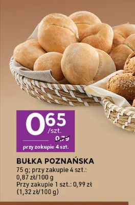 Bułka Poznańska promocja w Stokrotka