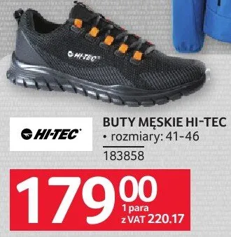 Buty męskie HI-TEC promocja w Selgros