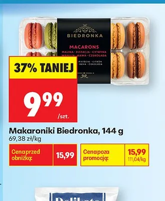 Makaroniki Biedronka 144g promocja w Biedronka