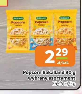 Popcorn Bakalland o smaku maślanym promocja w Gama