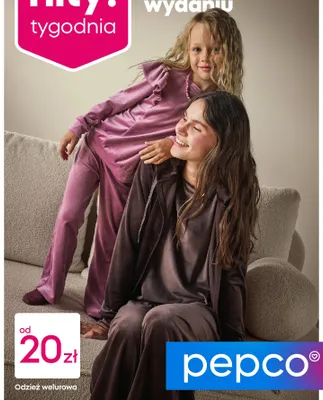 Odzież welurowa Pepco promocja w Pepco