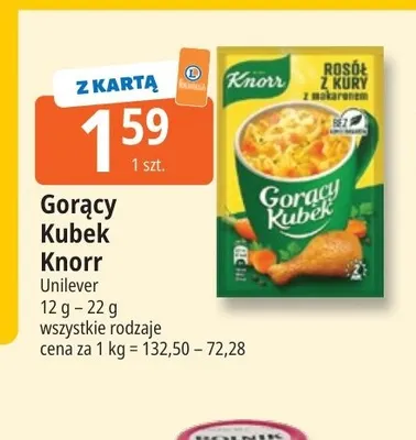 Gorący Kubek Knorr promocja w Leclerc