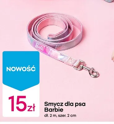 Smycz dla psa Barbie dł. 2m szer. 2cm promocja w Pepco