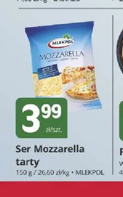 Ser mozzarella tarty Mlekpol promocja w Marketvita