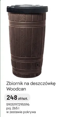 Zbiornik na deszczówkę Woodcan promocja w Castorama