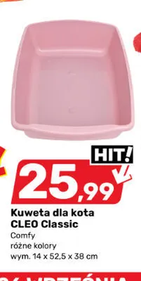 Kuweta dla kota Cleo Classic Comfy promocja w Bricomarche