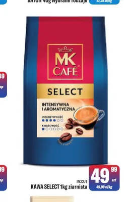 Kawa MK Cafe Select ziarnista promocja w Tomi Markt