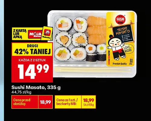 Sushi Masato promocja w Biedronka