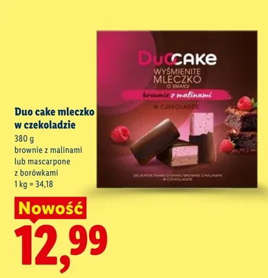 Mleczko w czekoladzie Duo Cake promocja w Lidl