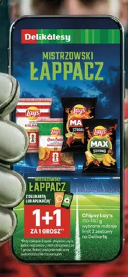 Chipsy Lay's promocja w Delikatesy Centrum