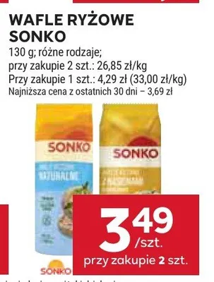 Wafle ryżowe różne rodzaje promocja w Stokrotka