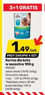 Karma dla kota w saszetce Frendi promocja w Bricomarche