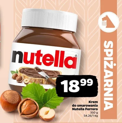Krem do smarowania Nutella Ferrero promocja w Netto