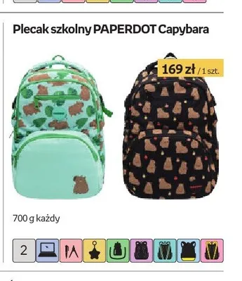 Plecak szkolny PAPERDOT Capybara promocja w Empik
