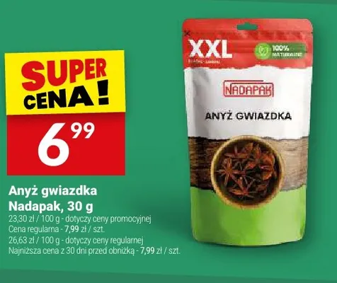 Anyż gwiazdka Nadapak promocja w Twój Market