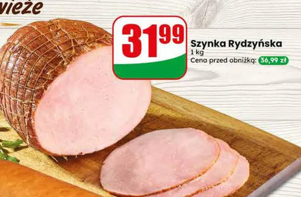 Szynka Rydzyńska AGRO Rydzyna promocja w Dino