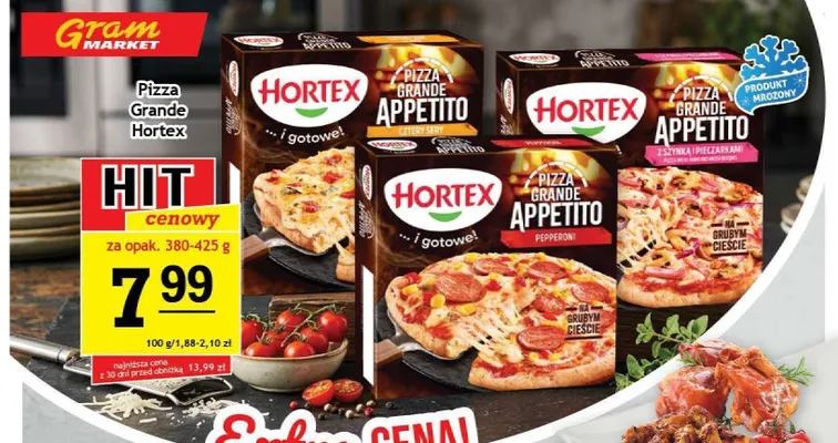 Pizza Grande Appetito Cztery Sery Hortex promocja w Gram Market
