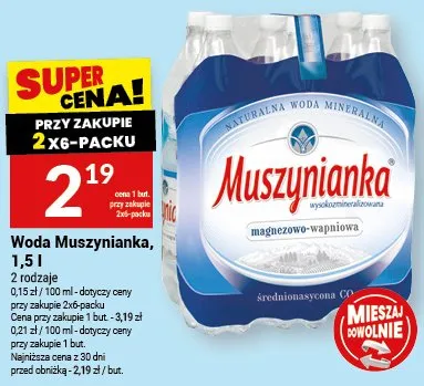 Woda Musznianka promocja w Twój Market