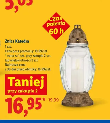 Znicz Katedra promocja w Lidl