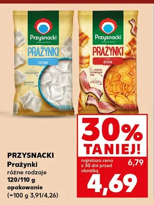 Prażynki bekon Przysnacki promocja w Kaufland