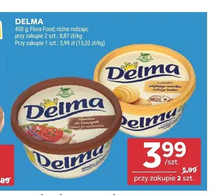 Margaryna Delma promocja w Stokrotka