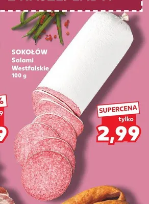 Salami Westfalskie Sokołów promocja w Kaufland