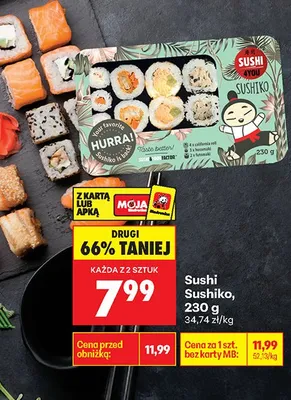 Sushi Sushiko promocja w Biedronka