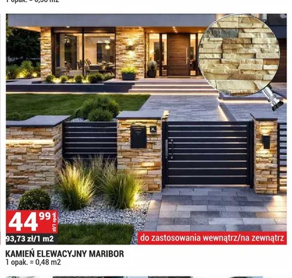 Kamień elewacyjny Maribor promocja w Merkury Market