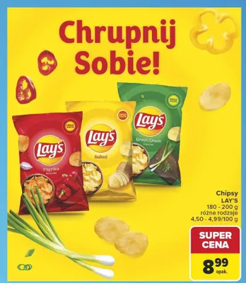 Chipsy Lay's Salted promocja w Carrefour
